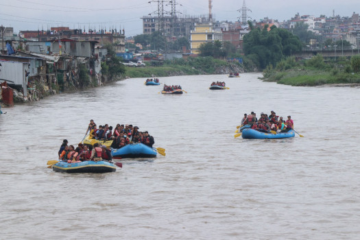 बागमतीमा सुन्दरीजलदेखि चोभारसम्म र्‍याफ्टिङ आयोजना गरिँदै